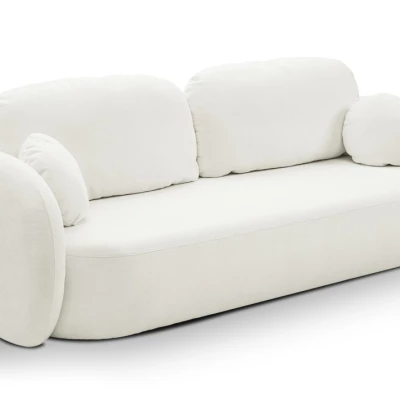 Zweisitzer-Sofa COBOURG mit Stauraum – Creme