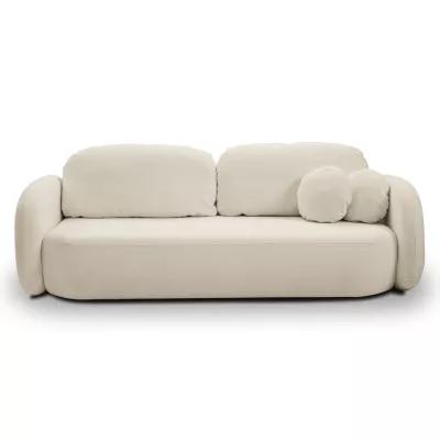 COBOURG Zweisitzer-Sofa mit Stauraum - ecru