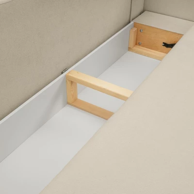 COBOURG Zweisitzer-Sofa mit Stauraum - ecru