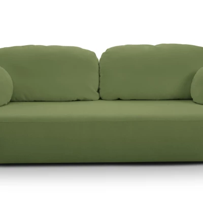 COBOURG Klappsofa, 2-Sitzer mit Stauraum – grün