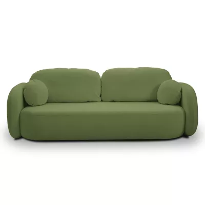 COBOURG Klappsofa, 2-Sitzer mit Stauraum – grün