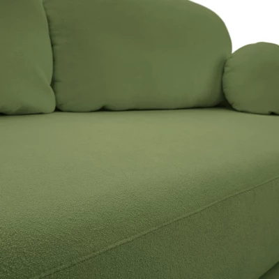 COBOURG Klappsofa, 2-Sitzer mit Stauraum – grün
