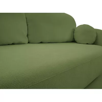 COBOURG Klappsofa, 2-Sitzer mit Stauraum – grün