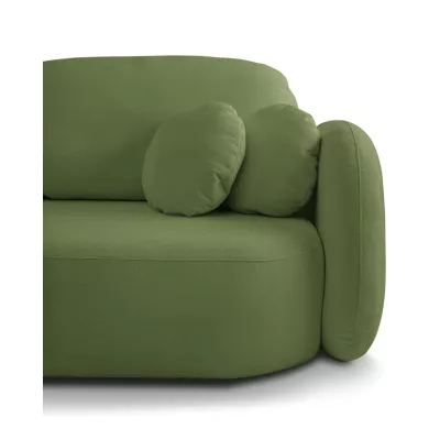 COBOURG Klappsofa, 2-Sitzer mit Stauraum – grün