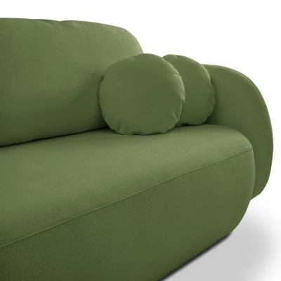 COBOURG Klappsofa, 2-Sitzer mit Stauraum – grün
