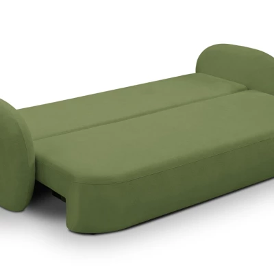 COBOURG Klappsofa, 2-Sitzer mit Stauraum – grün