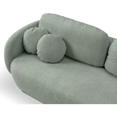 Zweisitzer-Sofa COBOURG mit Stauraum – Dunkelmint
