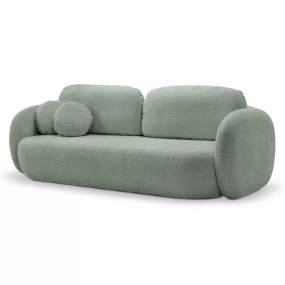 Zweisitzer-Sofa COBOURG mit Stauraum – Dunkelmint
