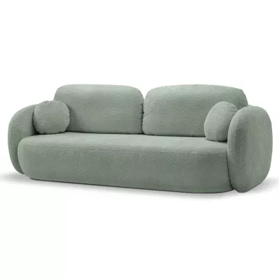 Zweisitzer-Sofa COBOURG mit Stauraum – Dunkelmint