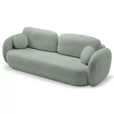 Zweisitzer-Sofa COBOURG mit Stauraum – Dunkelmint