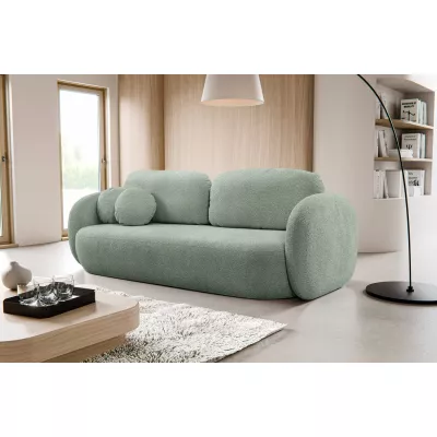 Zweisitzer-Sofa COBOURG mit Stauraum – Dunkelmint
