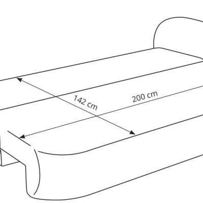 COBOURG Zweisitzer-Sofa mit Stauraum - hellgrau 2