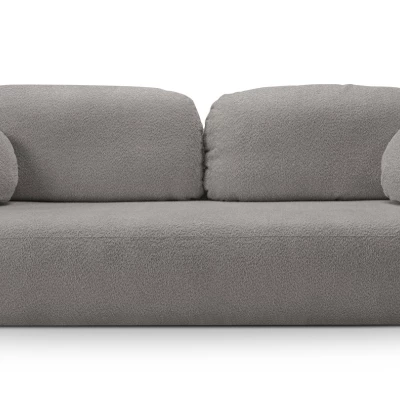 COBOURG Klappsofa, 2-Sitzer mit Stauraum – Stahlgrau
