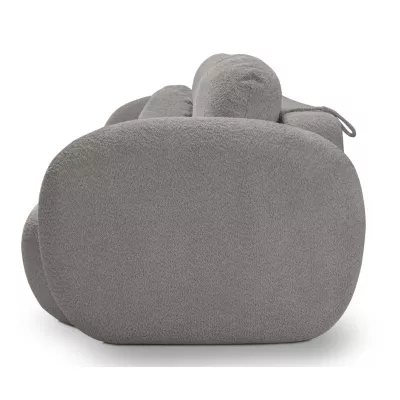 COBOURG Klappsofa, 2-Sitzer mit Stauraum – Stahlgrau