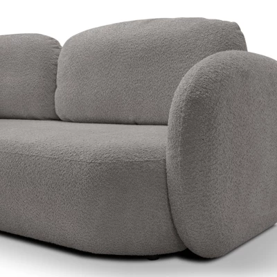 COBOURG Klappsofa, 2-Sitzer mit Stauraum – Stahlgrau