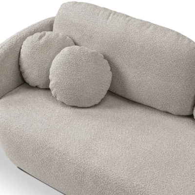 Zweisitzer-Sofa COBOURG mit Stauraum – grau