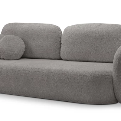 COBOURG Klappsofa, 2-Sitzer mit Stauraum – Stahlgrau