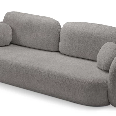 COBOURG Klappsofa, 2-Sitzer mit Stauraum – Stahlgrau