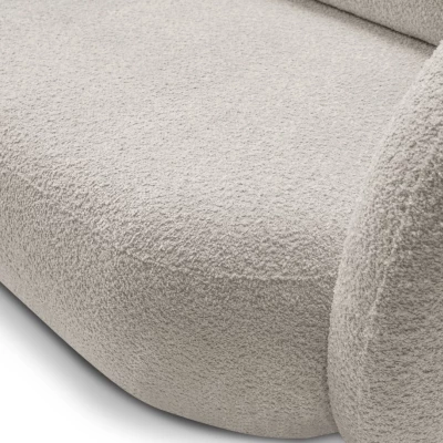 Zweisitzer-Sofa COBOURG mit Stauraum – grau