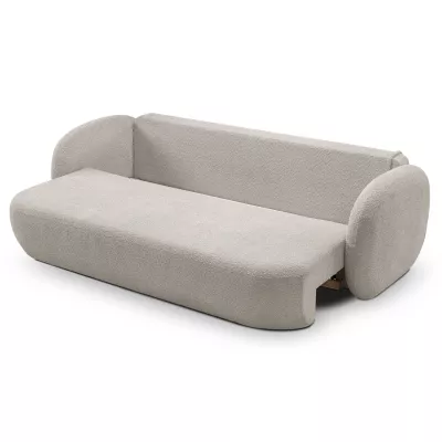 Zweisitzer-Sofa COBOURG mit Stauraum – grau