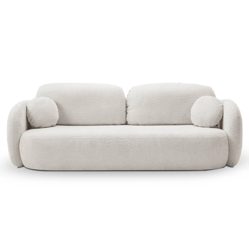 COBOURG Zweisitzer-Sofa mit Stauraum - hellgrau 1