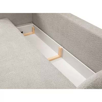 Zweisitzer-Sofa COBOURG mit Stauraum – grau