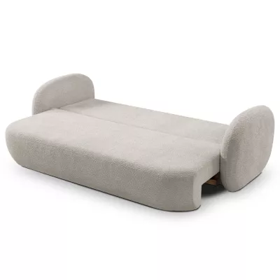 Zweisitzer-Sofa COBOURG mit Stauraum – grau