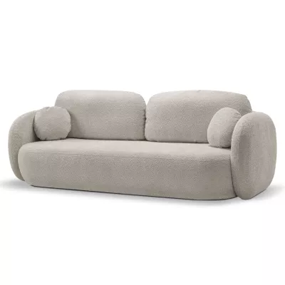 Zweisitzer-Sofa COBOURG mit Stauraum – grau