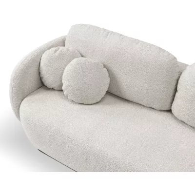 COBOURG Zweisitzer-Sofa mit Stauraum - hellgrau 1