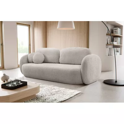 Zweisitzer-Sofa COBOURG mit Stauraum – grau