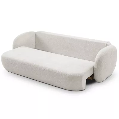 COBOURG Zweisitzer-Sofa mit Stauraum - hellgrau 1