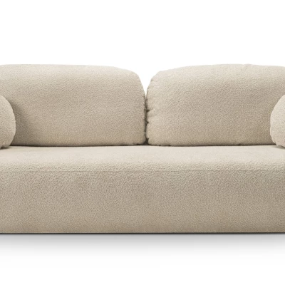 Zweisitzer-Sofa COBOURG mit Stauraum – hellbeige