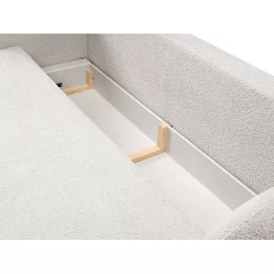 COBOURG Zweisitzer-Sofa mit Stauraum - hellgrau 1