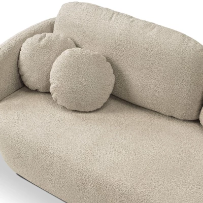 Zweisitzer-Sofa COBOURG mit Stauraum – hellbeige