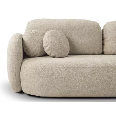 Zweisitzer-Sofa COBOURG mit Stauraum – hellbeige