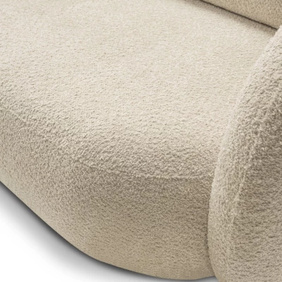 Zweisitzer-Sofa COBOURG mit Stauraum – hellbeige