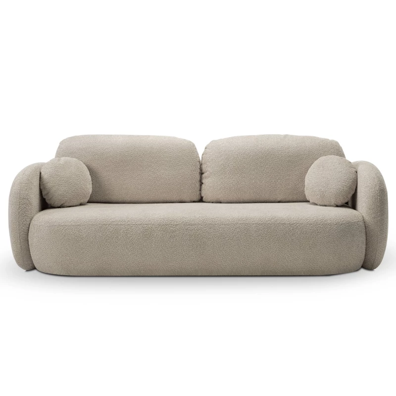 Zweisitzer-Sofa COBOURG mit Stauraum – beige
