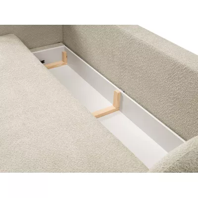 Zweisitzer-Sofa COBOURG mit Stauraum – hellbeige