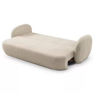 Zweisitzer-Sofa COBOURG mit Stauraum – hellbeige