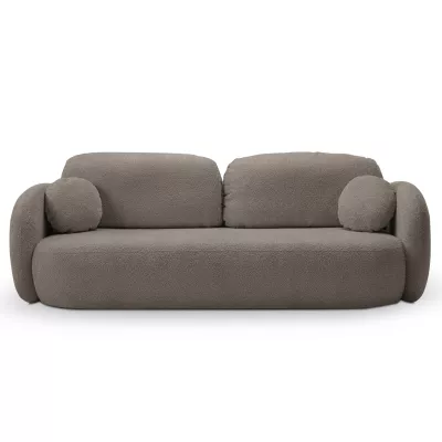 COBOURG Klappsofa, 2-Sitzer mit Stauraum – olivgrau