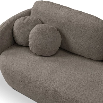 COBOURG Klappsofa, 2-Sitzer mit Stauraum – olivgrau