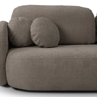 COBOURG Klappsofa, 2-Sitzer mit Stauraum – olivgrau