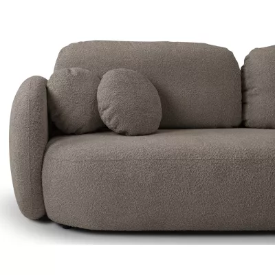 COBOURG Klappsofa, 2-Sitzer mit Stauraum – olivgrau