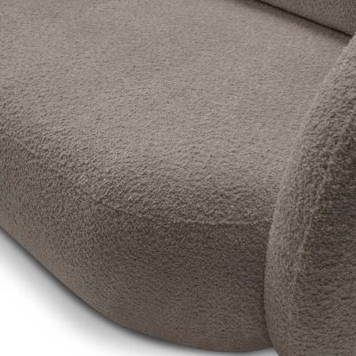 COBOURG Klappsofa, 2-Sitzer mit Stauraum – olivgrau
