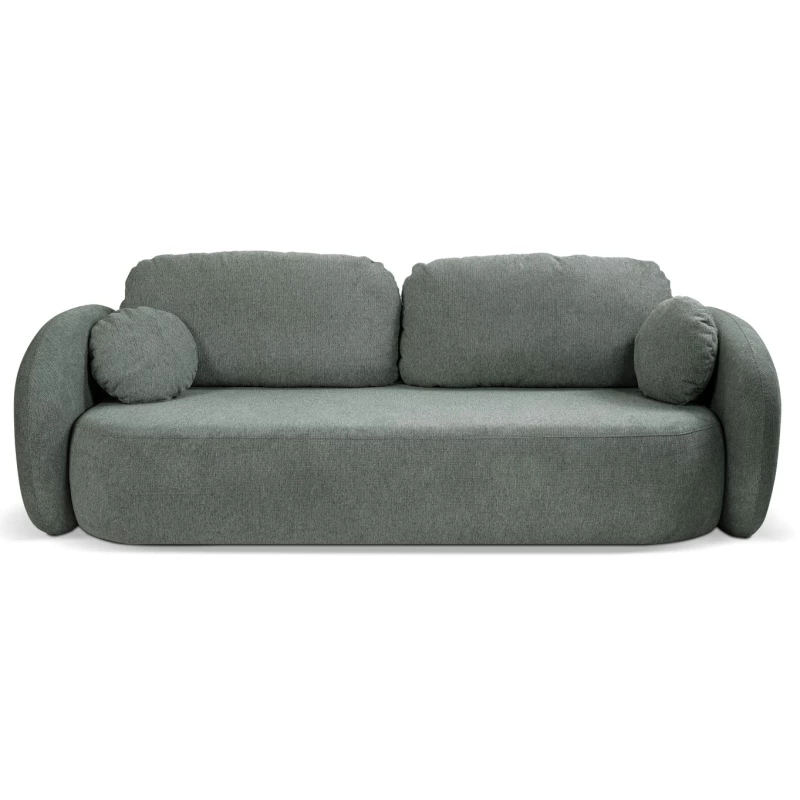 COBOURG Zweisitzer-Sofa mit Stauraum - Dunkelgrau 1