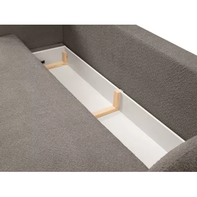 COBOURG Klappsofa, 2-Sitzer mit Stauraum – olivgrau