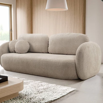 Zweisitzer-Sofa COBOURG mit Stauraum – beige