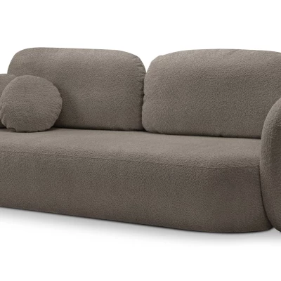 COBOURG Klappsofa, 2-Sitzer mit Stauraum – olivgrau