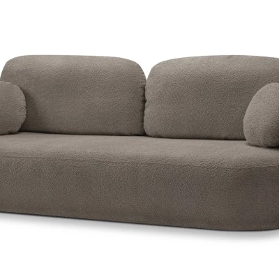 COBOURG Klappsofa, 2-Sitzer mit Stauraum – olivgrau