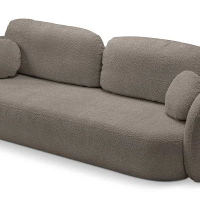 COBOURG Klappsofa, 2-Sitzer mit Stauraum – olivgrau